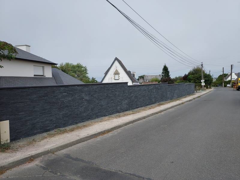 mur de clôture à Plérin
